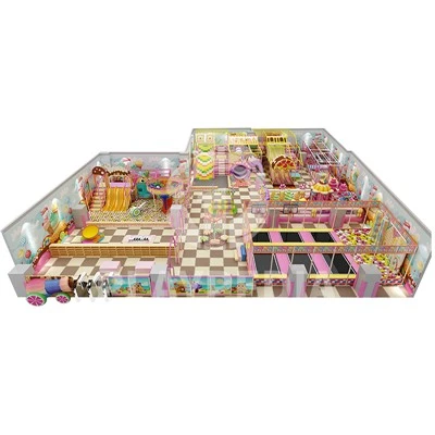 Candy Kingdom{0}}témájú mini beltéri puha játszótér