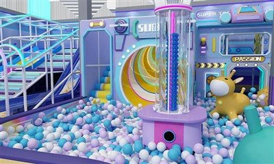 Cyber ​​Emotion Lab témájú beltéri játszótér